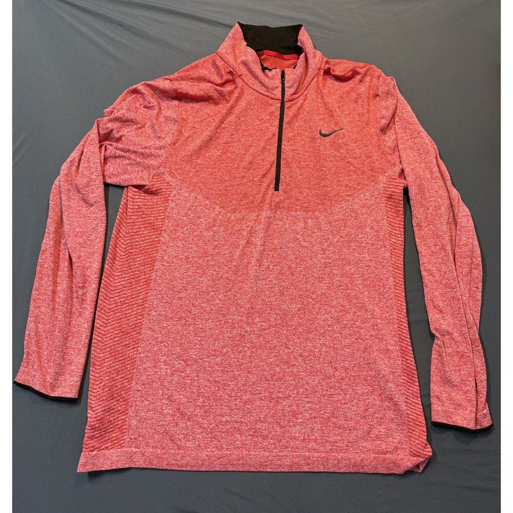 NIKE Golf Dri Fit Quarter Zip Pullover Mens XL